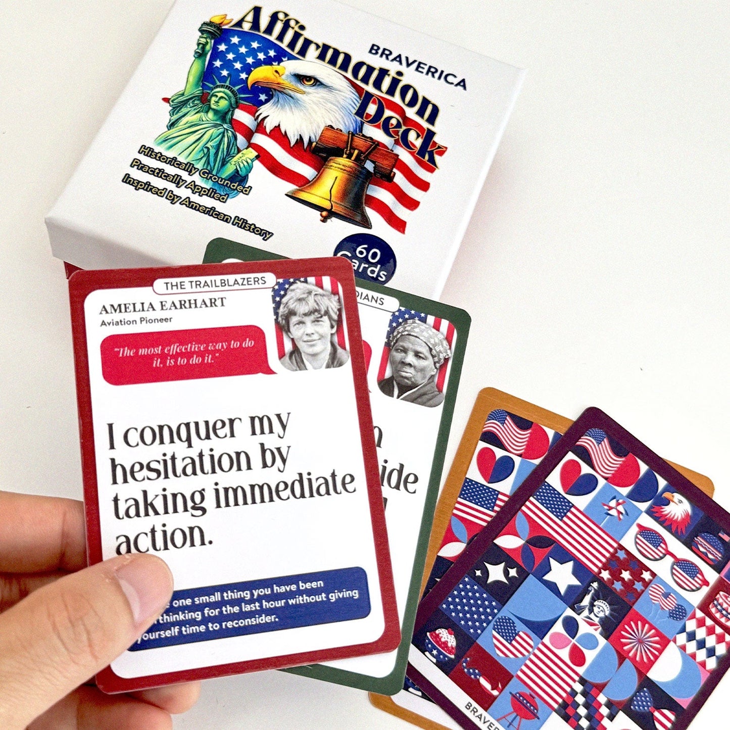 A250 Deck – Turn American History Into Daily Action with 60 Powerful Quotes, Affirmations & Challenges