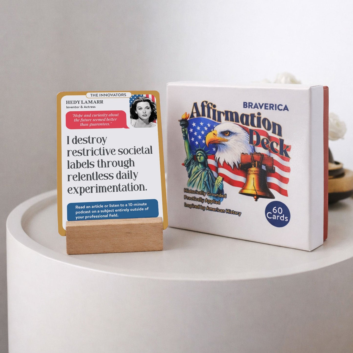 A250 Deck – Turn American History Into Daily Action with 60 Powerful Quotes, Affirmations & Challenges