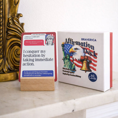 A250 Deck – Turn American History Into Daily Action with 60 Powerful Quotes, Affirmations & Challenges