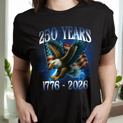 America 250 Years With Eagle Shirt