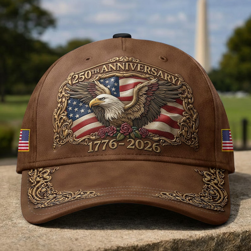 USA 250 Years Birthday Baseball Cap, 4th of July Hat, 1776–2026 Unisex Cap, Independence Gifts For Patriot