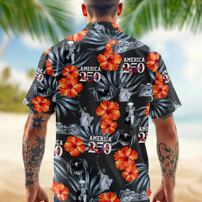 Personalized American 250th Anniversary Hawaiian Shirt