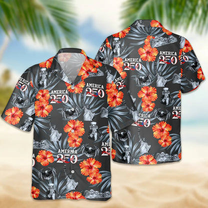 Personalized American 250th Anniversary Hawaiian Shirt