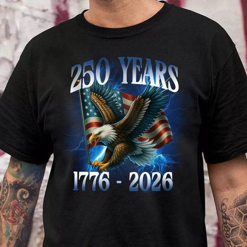 America 250 Years With Eagle Shirt