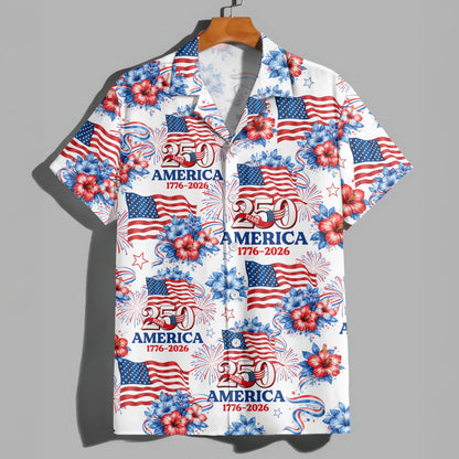 250 Years America 1776-2026 Patriotic Hawaii Shirt