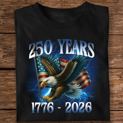 America 250 Years With Eagle Shirt