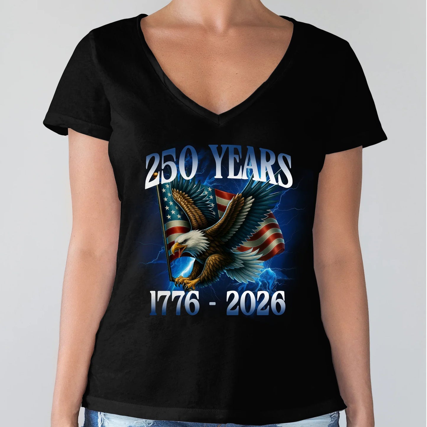 America 250 Years With Eagle Shirt